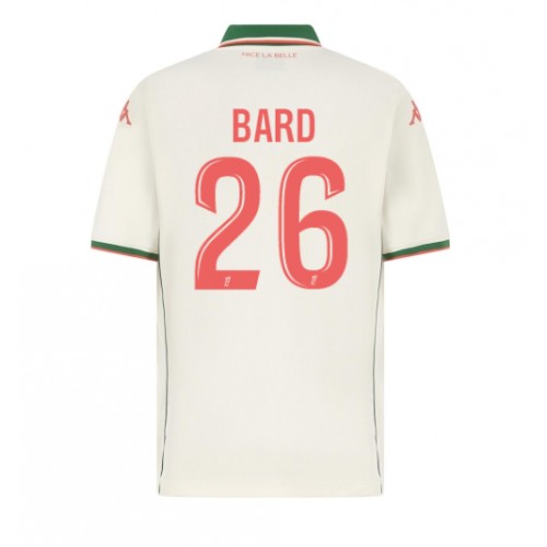 OGC Nice Melvin Bard  #26 Bortatröja 2025-26 Kortärmad OGC Nice Melvin Bard  #26 Bortatröja 2025-26 Kortärmad